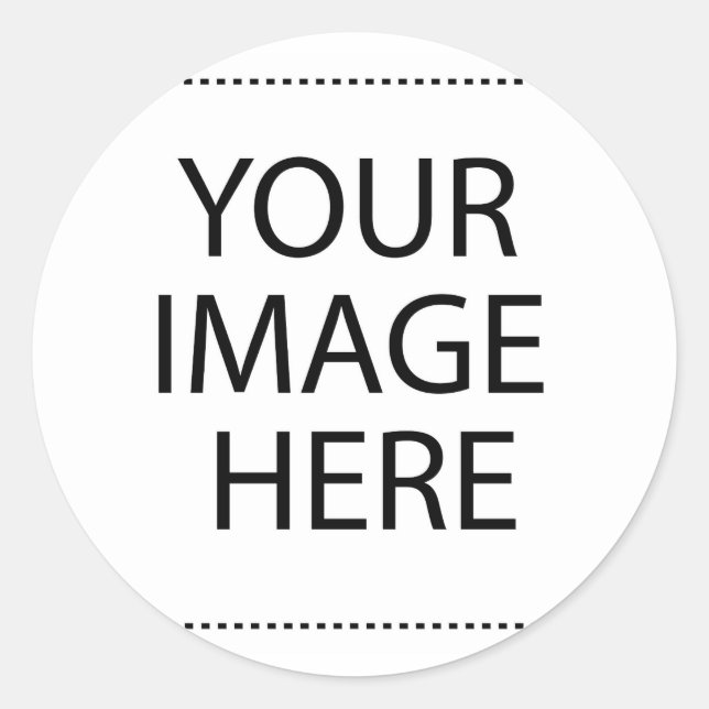 Personalisierte benutzerdefinierte Foto- und Texte Runder Aufkleber (Vorderseite)