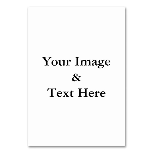 Personalisierte benutzerdefinierte Foto- und Texte Tischnummer (Rückseite)