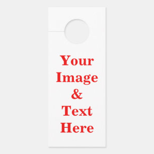 Personalisierte benutzerdefinierte Foto- und Texte Türanhänger