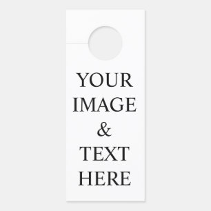 Personalisierte benutzerdefinierte Foto- und Texte Türanhänger