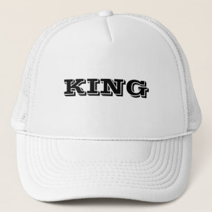 Personalisierte benutzerdefinierte King-Textname W Truckerkappe