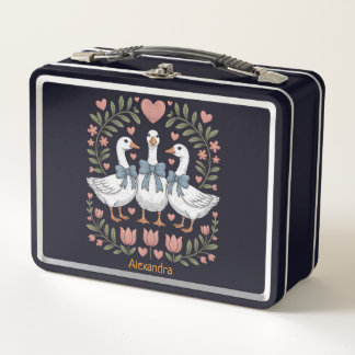 Personalisierte benutzerdefinierte Lunchbox Name E