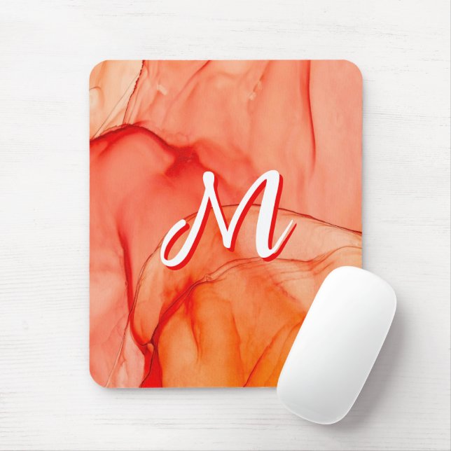 Personalisierte benutzerdefinierte Monogramm-Mausp Mousepad (Mit Mouse)