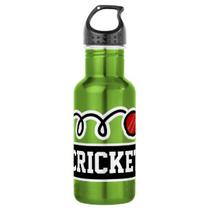 Personalisierte benutzerdefinierte Name Cricket-Sp Edelstahlflasche
