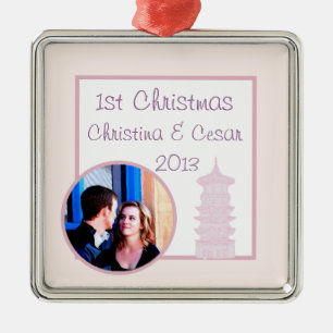 Personalisierte, benutzerdefinierte Ornamente Lila