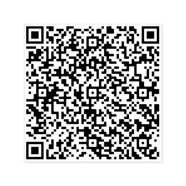 Personalisierte benutzerdefinierte QR-Briefmarke Permastempel (Design)
