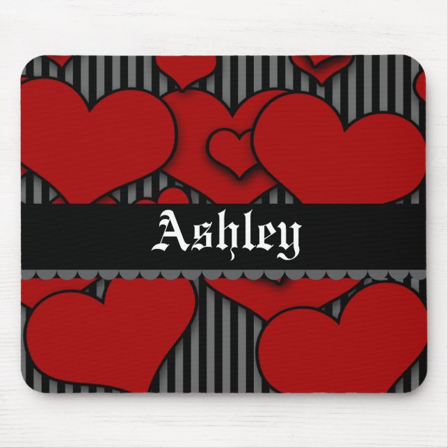 Personalisierte & benutzerdefinierte rote gothisch mousepad (Vorne)