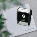 Personalisierte benutzerdefinierte Signatur Permastempel<br><div class="desc">Leichte Erstellung einer personalisierten Unterschrift für die Briefmarke aus Gummi,  selbst bedruckt - ideal für Geschäfts- oder Urlaubsreisen - BRIEFMARKE aus Ricaso</div>