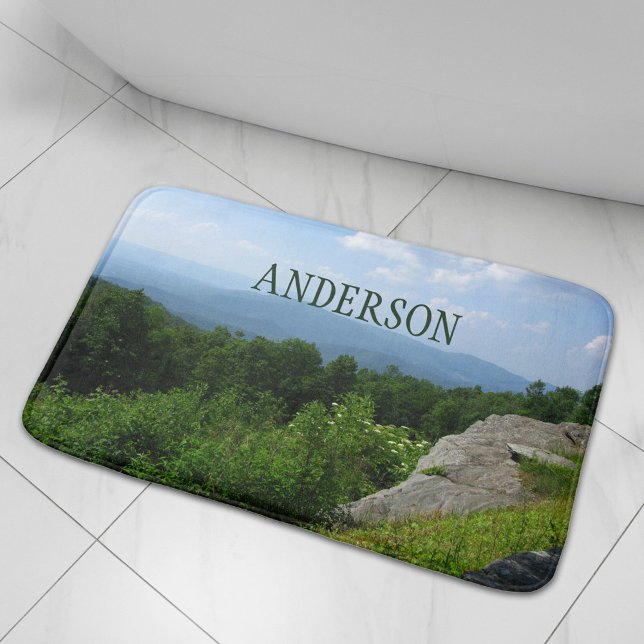 Personalisierte Bergwelt Shenandoah Park Badematte (Von Creator hochgeladen)