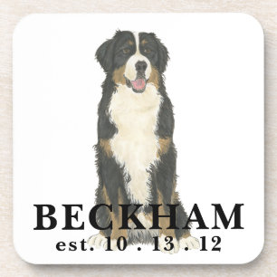 Personalisierte Bernedoodle-Getränkekasten Getränkeuntersetzer