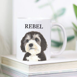 Personalisierte Bernedoodle-Getränkekasten Kaffeetasse