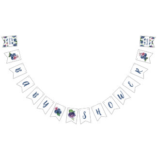 Personalisierte Berry Sweet Baby Shower Girlande F Wimpelkette