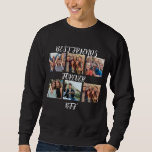 Personalisierte "Best Friends Forever"-Fotovorlage Sweatshirt