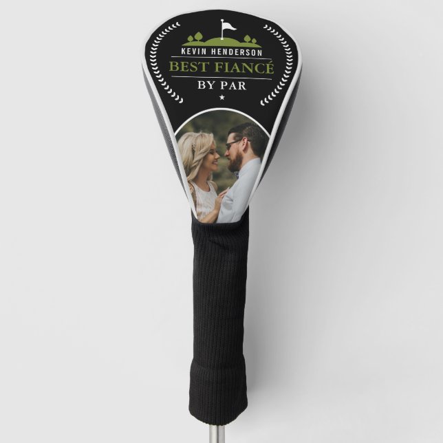 Personalisierte beste Bankette nach Par Foto Golf Headcover (Vorderseite)
