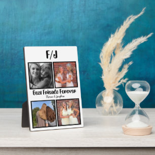 Personalisierte Beste Freunde für immer 4 Foto Col Fotoplatte