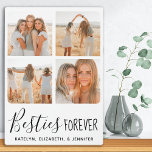Personalisierte beste Freunde für immer FotoCollag Fotoplatte<br><div class="desc">Feiern Sie Ihre beste Freundin und Freundschaft mit einem maßgeschneiderten Foto Collage besten Freunde Notebook. Ob Geburtstag, Weihnachten oder Freundschaft, dieses beste Freundesheft zu geben, ist ein wunderbares Geschenk, das noch viele Jahre lang ein Schatz sein wird. Personalisiert mit 4 Ihrer Lieblings-Freund Fotos und Namen. COPYRIGHT © 2020 Judy Burrows,...</div>