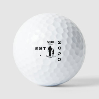 Personalisierte beste Freunde von Vater und Tochte Golfball