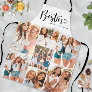 Personalisierte beste Freundin BFF-Fotocollage Schürze