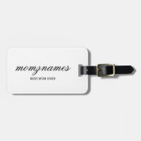 Personalisierte Beste Mama je Kalligrafiebezeichnu