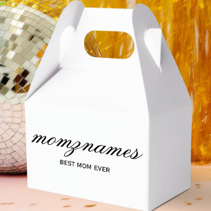 Personalisierte Beste Mama je Kalligrafiebezeichnu Geschenkschachtel