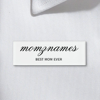 Personalisierte Beste Mama je Kalligrafiebezeichnu Namenschild