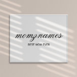 Personalisierte Beste Mama je Kalligrafiebezeichnu Poster<br><div class="desc">Feiern Sie die besonderen Mütter in Ihrem Leben mit unserem Personalisierten Design für den besten Kalligraphienamen der Mama, perfekt für Muttertag, Geburtstage oder jede Gelegenheit, Ihre Liebe zu zeigen. Dieses elegante und anpassbare Geschenk ist ideal für alle Mütter - ob sie die weltbeste Mutter aller Zeiten sind, Hundemutter, Katzenmutter oder...</div>