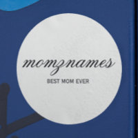 Personalisierte Beste Mama je Kalligrafiebezeichnu
