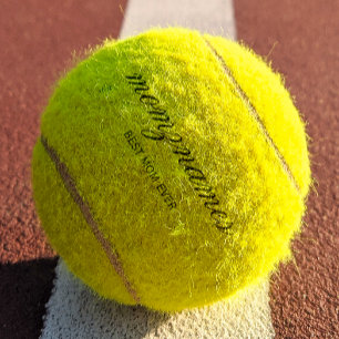 Personalisierte Beste Mama je Kalligrafiebezeichnu Tennisbälle