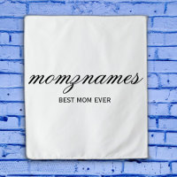 Personalisierte Beste Mama je Kalligrafiebezeichnu