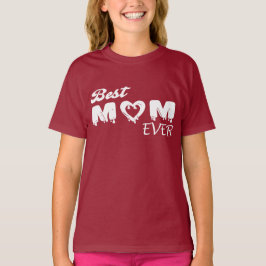 Personalisierte beste Mama je T-Shirt