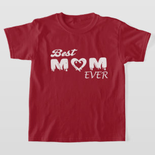 Personalisierte beste Mama je T-Shirt