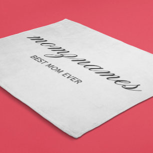 Personalisierte Beste-Mutter-aller-Zeiten-Kalligra Fleecedecke