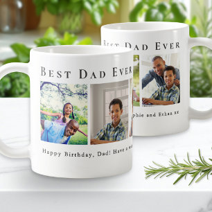 Personalisierte Beste Papa Aller Zeiten 5 Foto-Col Kaffeetasse