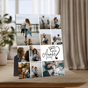 Personalisierte beste Tante-Foto-Collage Fotoplatte