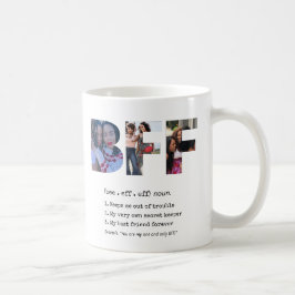Personalisierte Bestie BESTE FREUNDIN Beste Freund Kaffeetasse