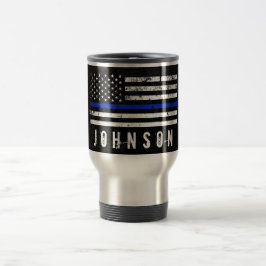 Personalisierte beunruhigte Art-amerikanische Reisebecher