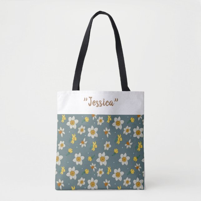 "Personalisierte Beutel: Juicy Narcissus" Tasche (Vorderseite)