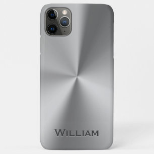 personalisierte Bezeichnung aus gebürstetem Metall Case-Mate iPhone Hülle