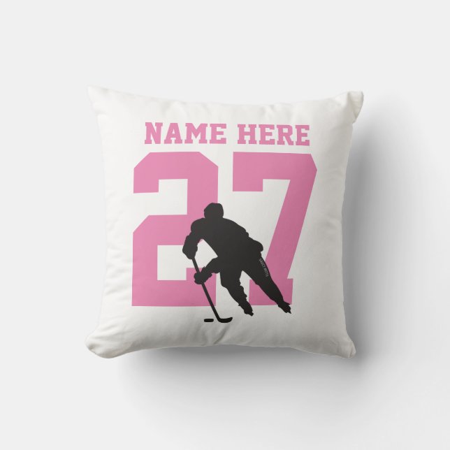 Personalisierte Bezeichnung des Hockey-Spielers Ro Kissen (Vorderseite)