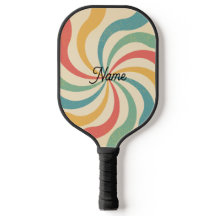 Personalisierte Bezeichnung Retro Streifen Typogra