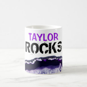 *~* Personalisierte Bezeichnung - Stone Rocks Lapi Kaffeetasse