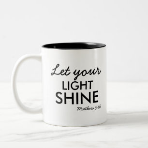 Personalisierte Bibel für den Lichtschacht Christl Zweifarbige Tasse