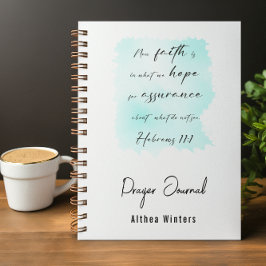 Personalisierte Bibel Verse SpiralNotebook Notizbuch