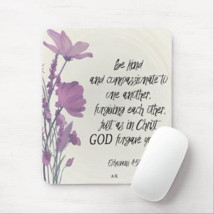Personalisierte Bibelvers Berge  Mousepad