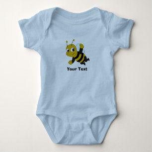 Personalisierte Bienenzucht Cartoon Baby Bodysuit Strampler