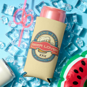 Personalisierte Bier Lover's Dose Cooler Selters Dosenkühler