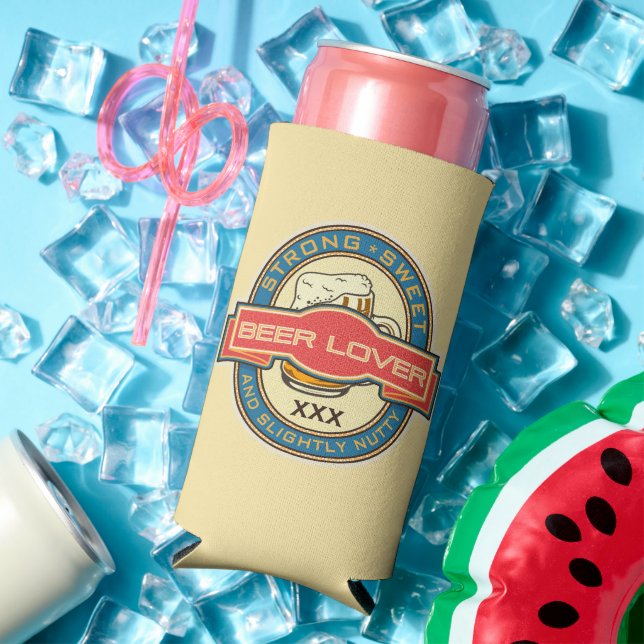 Personalisierte Bier Lover's Dose Cooler Selters Dosenkühler (In Situ Sommer)