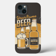Personalisierte Bierflasche Sudsy Tasse Brauen Bar