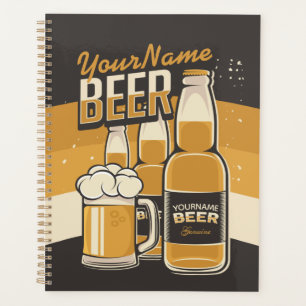 Personalisierte Bierflasche Sudsy Tasse Brauen Bar Planer