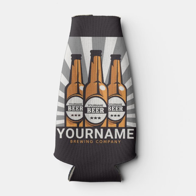 Personalisierte Bierflaschen Flaschenkühler (Vorderseite)